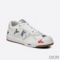 Dior B27 Sneakers Unisex Kenny Scharf Calfskin White - Dior Bag Outlet Official