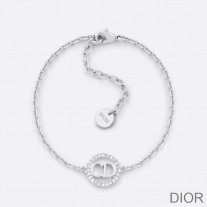 Dior Clair D Lune Bracelet Metal and Crystals Silver - Dior Bag Outlet Official