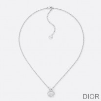 Dior Clair D Lune Necklace Metal and Crystals Silver - Dior Bag Outlet Official