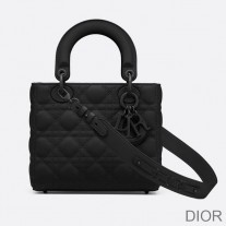 Lady Dior My ABCDior Bag Ultramatte Cannage Calfskin Black - Dior Bag Outlet Official