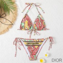 Christian Dior Bag Outlet For Sale Christian Dior Bikini Women Paisley Print Lycra Red - Dior Bag Outlet Official