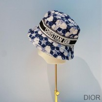 Christian Dior Bucket Hat Etoile Cotton Blue