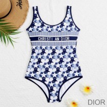 Christian Dior Bag Outlet For Sale Christian Dior Swimsuit Women Etoile Print Lycra Blue - Dior Bag Outlet Official