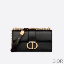 Dior 30 Montaigne East-West Bag With Chain Calfskin Black - Dior Bag Outlet Official