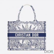 Dior Book Tote Reve d'Infini Motif Canvas Blue - Dior Bag Outlet Official