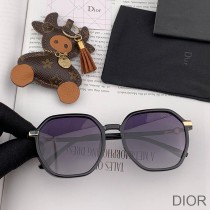 Dior CD1032 Round Sunglasses In Black - Dior Bag Outlet Official