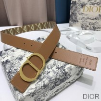 Dior CD Icon Buckle Reversible Belt CD Diamond Motif Canvas Brown/Gold - Dior Bag Outlet Official