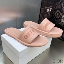 Dior Every-D Slides Women Lambskin Pink - Dior Bag Outlet Official