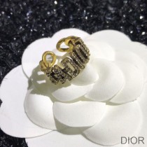 Dior Open Chain J'ADIOR Ring With Crystals Gold - Dior Bag Outlet Official