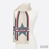 Dior Scarf DiorAlps Wool and Cashmere White - Dior Bag Outlet Official