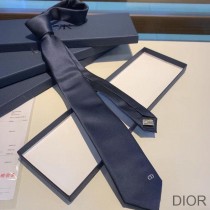 Dior Tie CD Motif Silk Navy Blue - Dior Bag Outlet Official