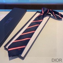 Dior Tie CD Motif Silk Red - Dior Bag Outlet Official