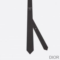 Dior Tie Christian Dior Bag Outlet For Sale Christian Dior Atelier Silk Black - Dior Bag Outlet Official