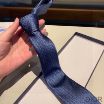 Dior Tie Oblique Pixel Silk Blue - Dior Bag Outlet Official
