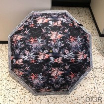 Dior Umbrella Floral Print In Black - Dior Bag Outlet Official