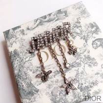 J'Adior Brooch with Bee Star Clover White Crystals Silver - Dior Bag Outlet Official