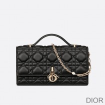 Mini Miss Dior Bag Cannage Lambskin Black - Dior Bag Outlet Official