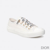 Walk'n'Dior Sneakers Women Canvas White - Dior Bag Outlet Official
