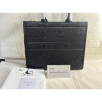 Dior Book Tote Oblique Embossed Calfskin Black - Dior Bag Outlet Official