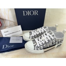 Christian Dior B23 Low-Top Sneaker Dior Oblique Canvas White Black