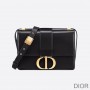 Dior 30 Montaigne Bag Box Calfskin Black - Dior Bag Outlet Official