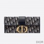 Dior 30 Montaigne Pouch Oblique Motif Canvas Blue - Dior Bag Outlet Official